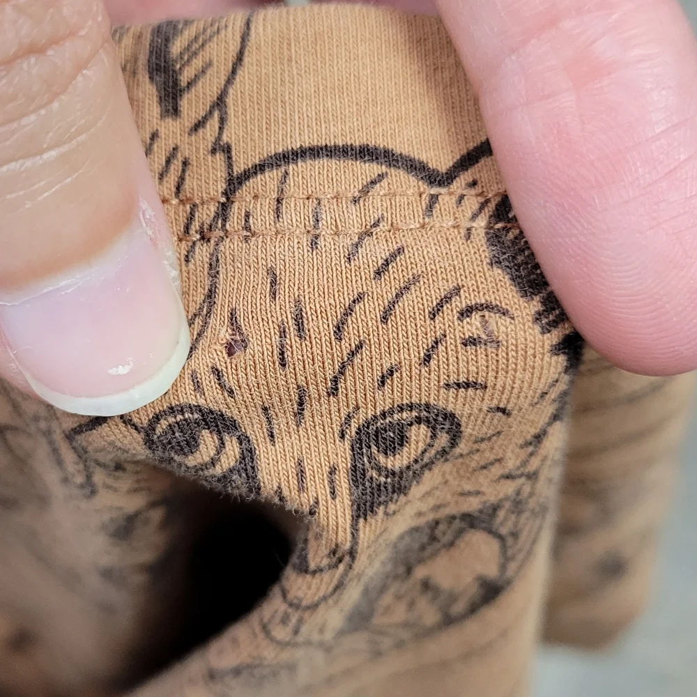 Mini Rodini organic brown fox family leggings - Picture 6 of 6